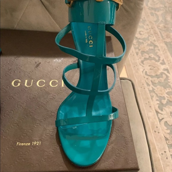 Gucci Ursula Springwater Sandal (green) - Picture 2 of 8